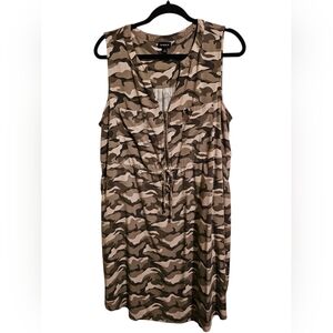 Torrid Camouflage Sleeveless Dress